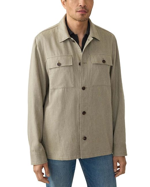 Faherty Brand Natural Movement Shirt Jacket for men