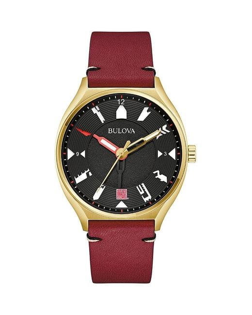 Bulova Red Frank Lloyd Wright Watch, 40Mm for men