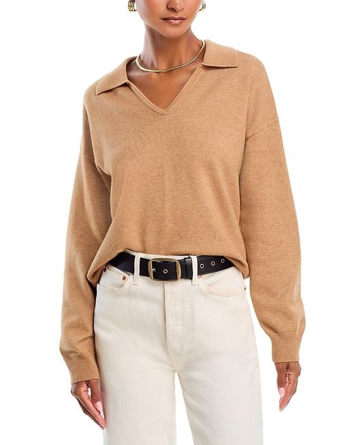 French Connection Women's Natural Sloane Collared Sweater