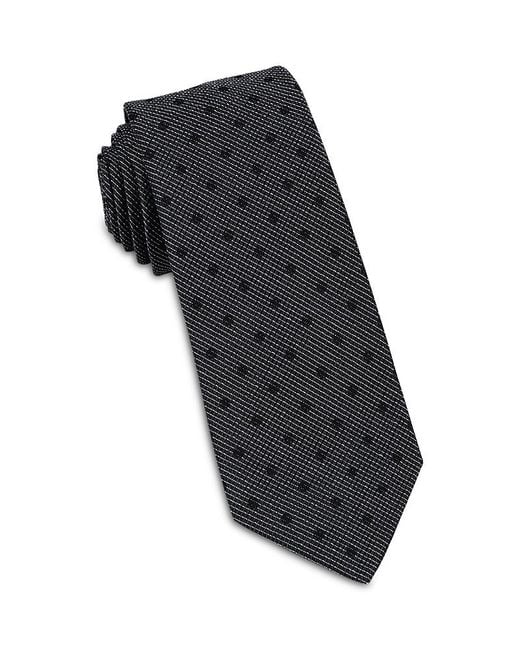 W.r.k. Black Dot Silk Tie for men