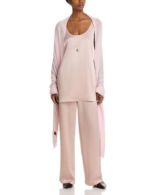 C by Bloomingdale's Cashmere Pink Travel Wrap