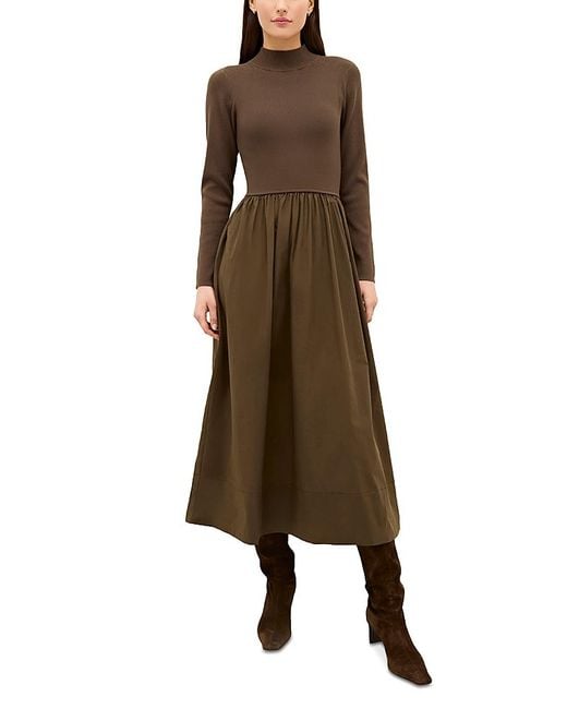 Marie Oliver Brown Barrett Dress