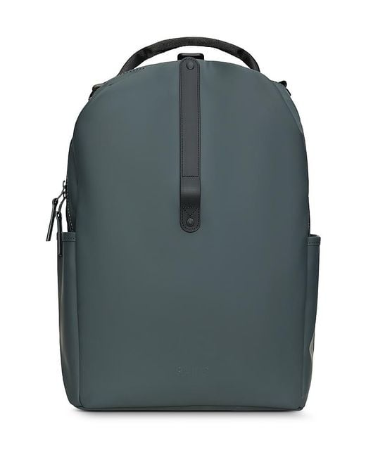 Rains Green Clip Front Backpack