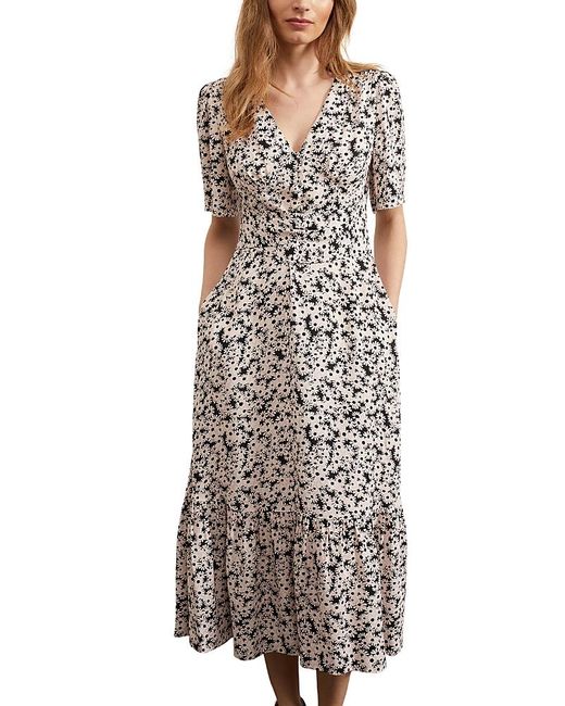 Robe Multicolore The Limited - Taille M - Sans Manches - Genou - Polyester - Occasion Très Bon État