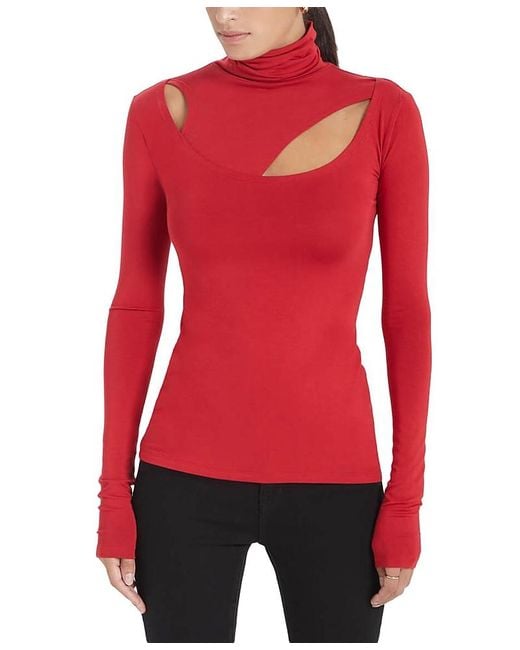 MARCELLA Red Dahlia Top