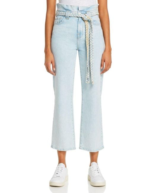 Alexa Cropped Paperbag - Waist Jeans 