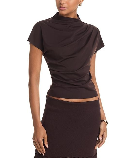 Line & Dot Black Lennon Top