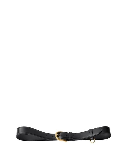 Prada White Leather Belt