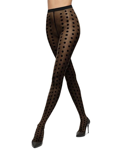 Wolford Black Bonny Dots Tights