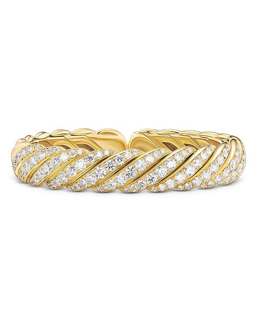 David Yurman Metallic Sculpted Cable Flex Bracelet