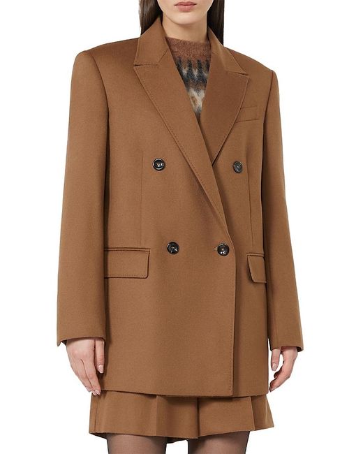 Max Mara Brown Msthobby Wool Blazer