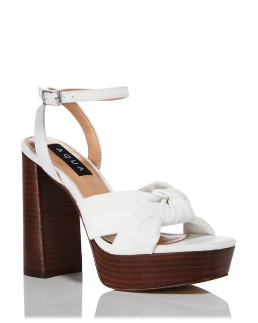 aqua women's lory platform high heel sandals