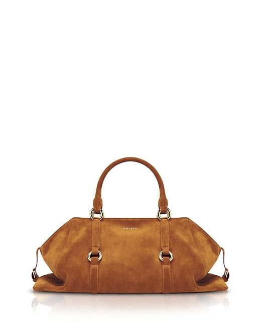 McQueen Brown Farringdon Medium Bag