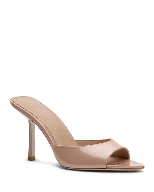 Stuart Weitzman Pink Lexington 85 Mules