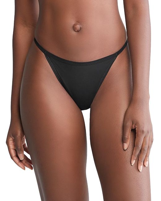 Calvin Klein Brown Ideal Micro Low Rise String Thong
