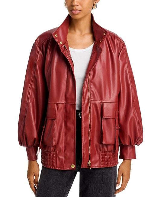 Steve Madden Red Vee Jacket