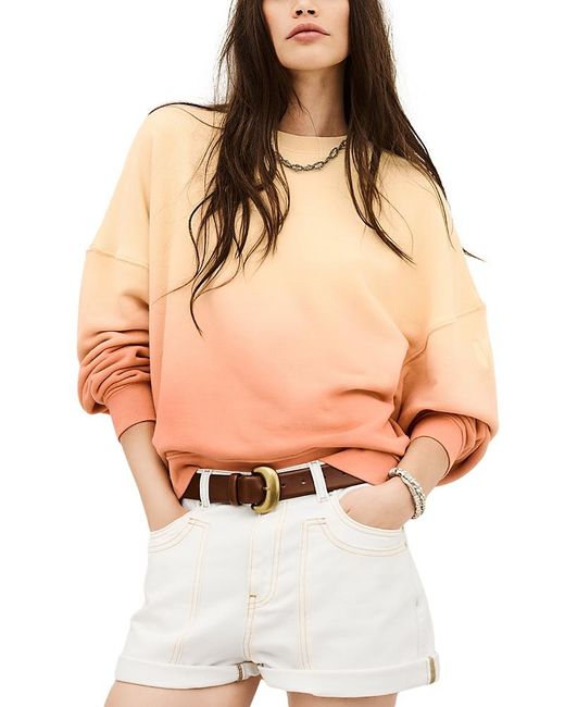 Ba&sh Orange Mahida Sweatshirt