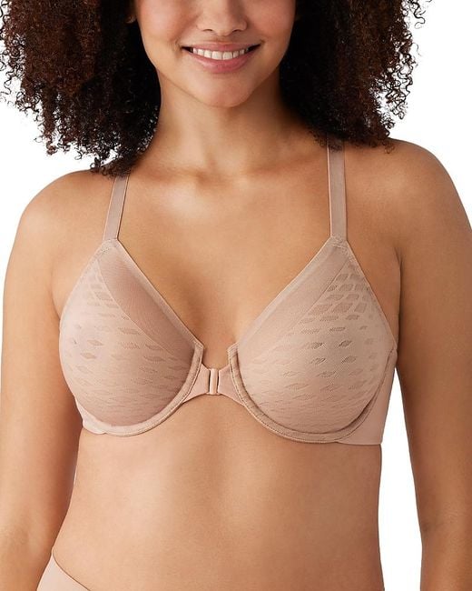 Wacoal Brown Elevated Allure Front Close Bra