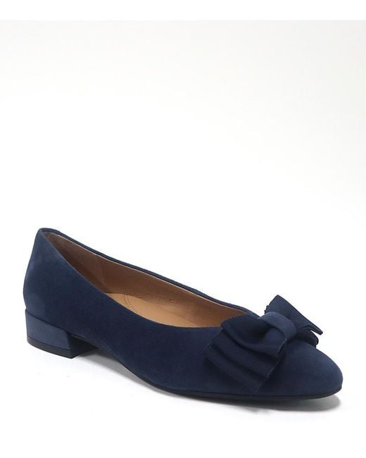 Gentle Souls Blue Atlas Flat Suede Shoes