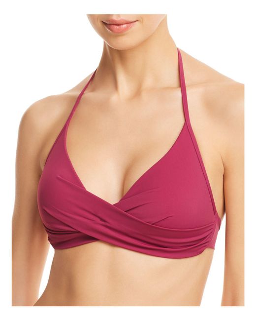 Lyst Red Carter Twist Bra Bikini Top Save 10
