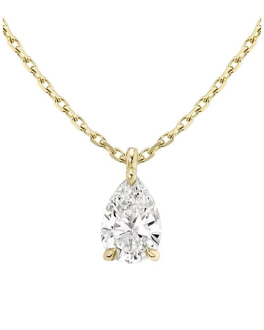 Vrai Metallic Solitaire Pendant