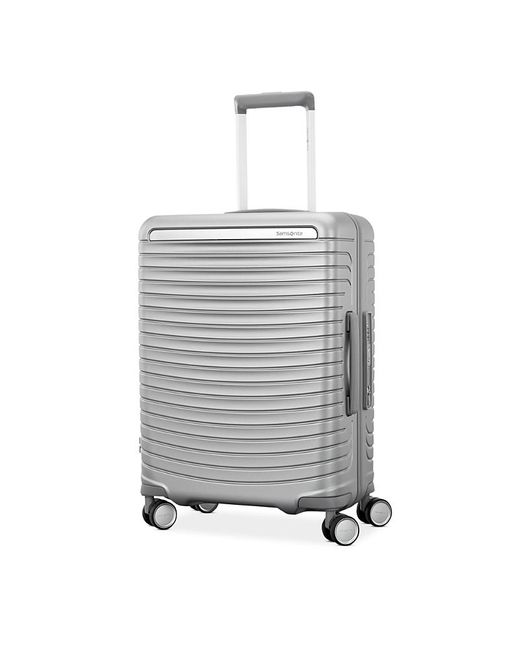 Samsonite Gray Framelock Max Carry On Spinner Suitcase