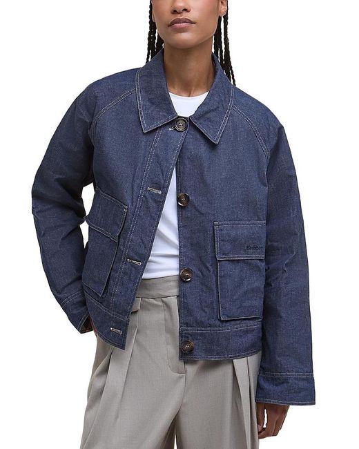 Barbour Blue Demi Showerproof Jacket