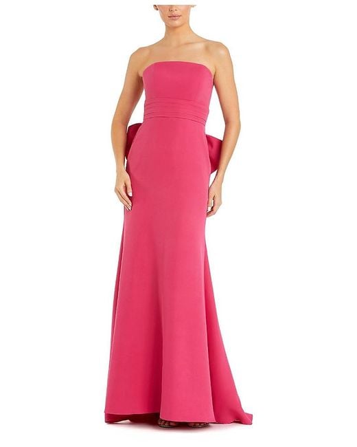 formal hot pink dresses A Line V Neck Hot Pink Tulle Prom Dresses Formal Dresses-Pgmdress US10 / Custom Color