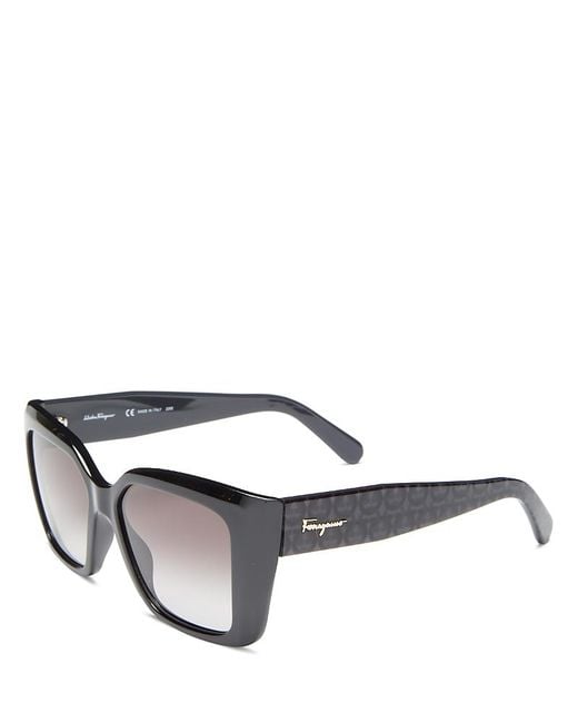 Ferragamo Multicolor Salvatore Square Sunglasses, 55Mm
