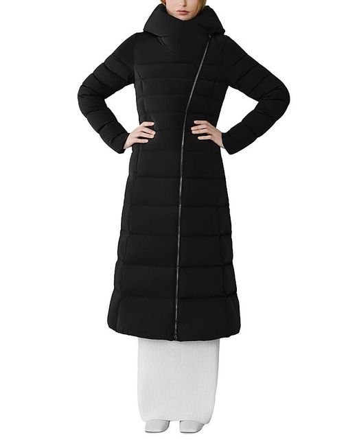 SOIA & KYO Black Judy Maxi Coat