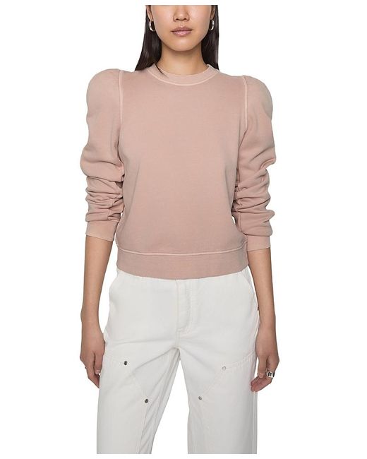 Rebecca Minkoff Pink Jade Sculpted Sweatshirt
