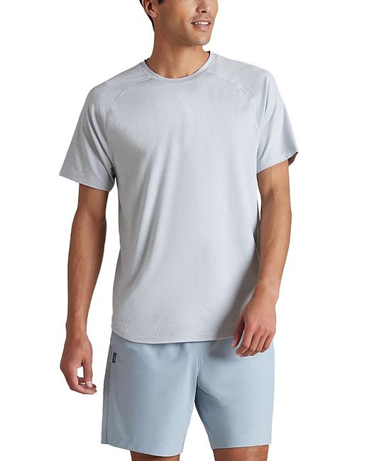 Rhone White Atmosphere Short Sleeve Crewneck Tee for men