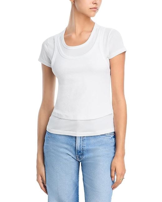 Cotton Citizen White Palermo Tee