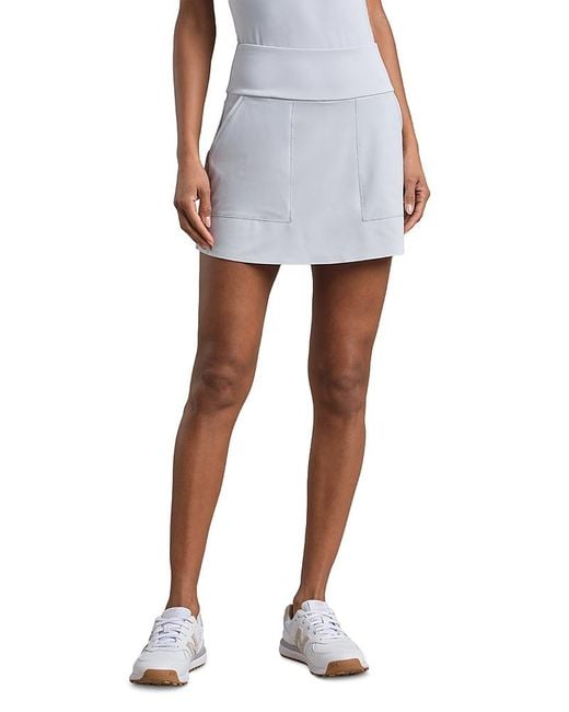 Rhone White Stance Rib Skort