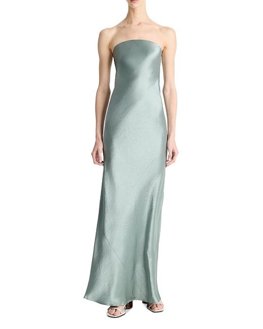 Vince Green Strapless Maxi Dress