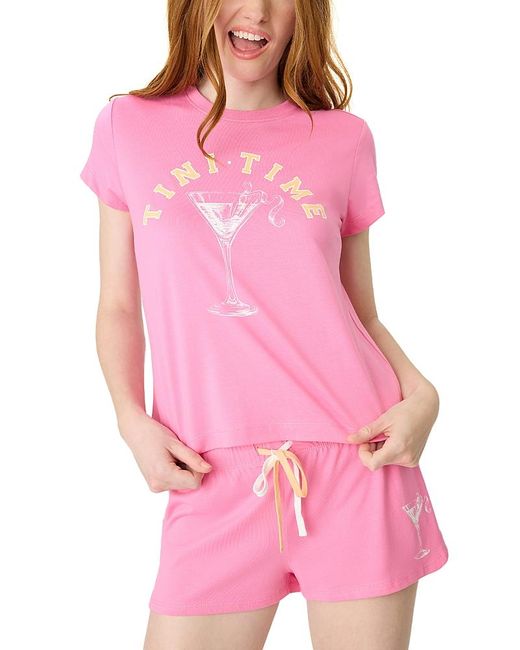 Pj Salvage Pink Softee Pajama Set