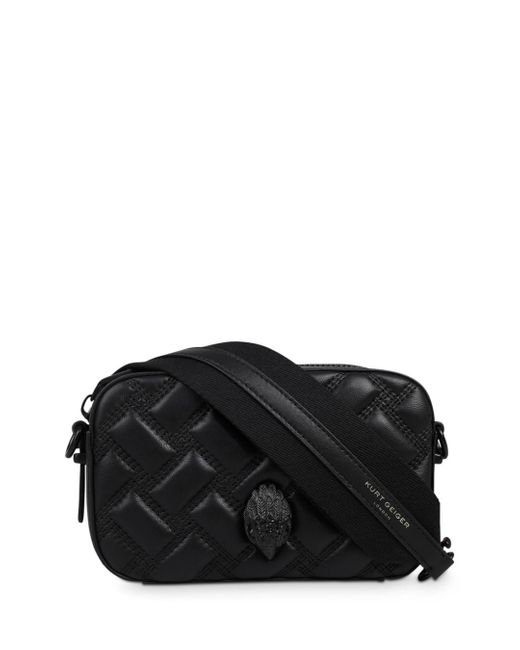 Kurt Geiger Leather Kensington Quilted Camera Bag in Black Lyst Canada