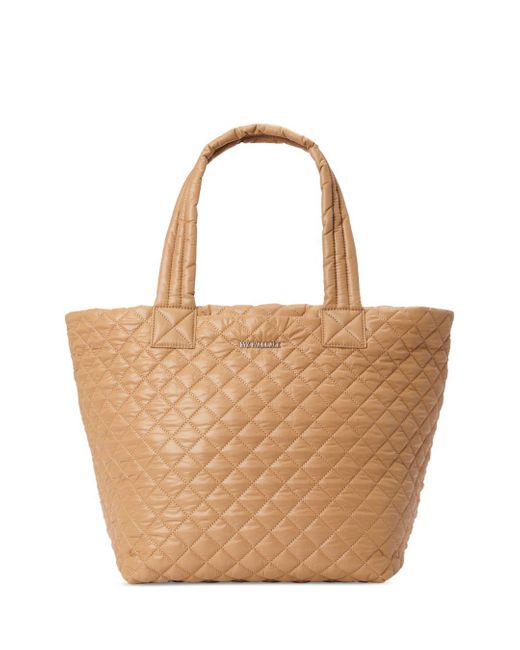 MZ Wallace Medium Metro Tote Deluxe in Natural | Lyst