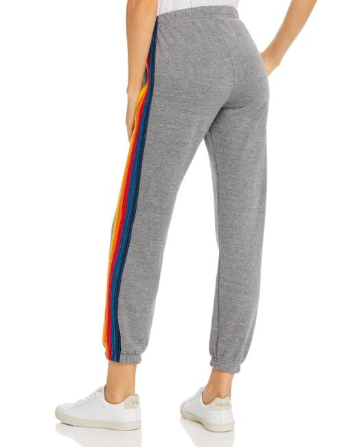aviator nation stripe sweatpants