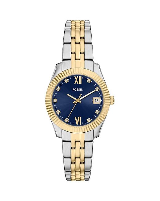 Fossil Blue Scarlette Watch, 32Mm