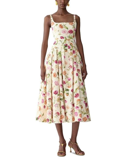 sachin and babi light blue dress Floral Strapless Drop Waist Maxi Dress – Seven & James main image 1