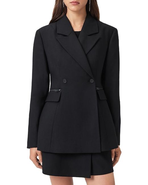 AllSaints Black Mimmie Blazer