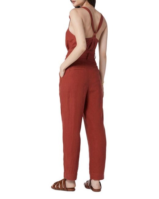 Joie Montgomery Tapered Leg Linen Pants 