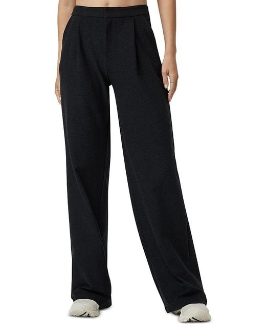 vuori Black Elevation Wide Leg Pants