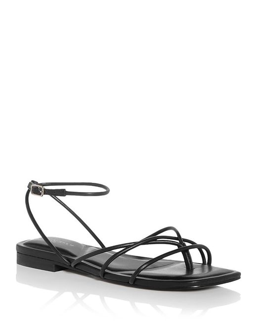 Marc Fisher Black Mayte Strappy Sandals