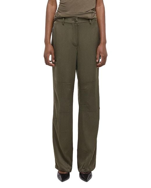 Helmut Lang Green Flight Pants