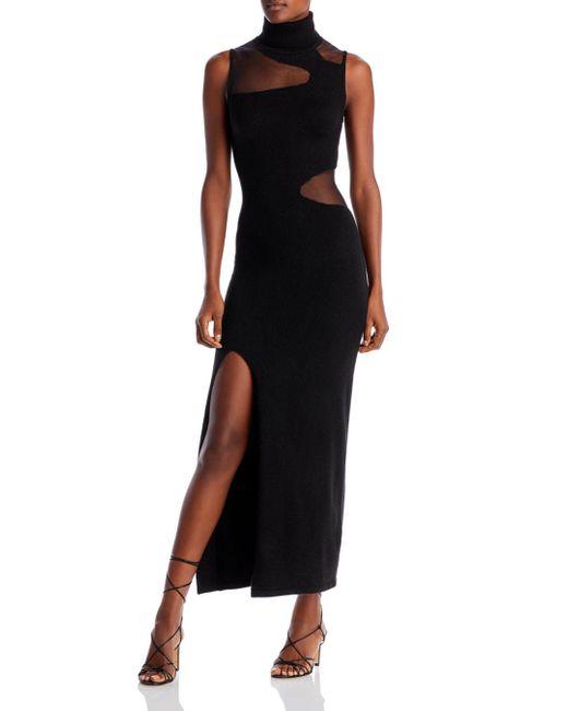 Cult Gaia Wool Brooke Knit Dress in Black | Lyst