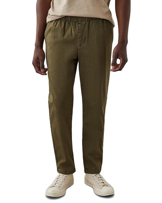 Rails Green Julian Slim Fit Drawstring Pants for men