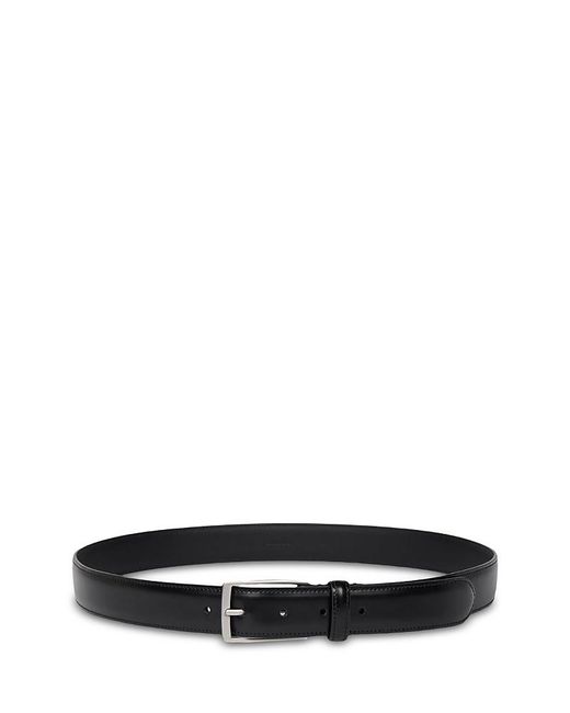 Sandro White Rectangular Buckle Leather Belt