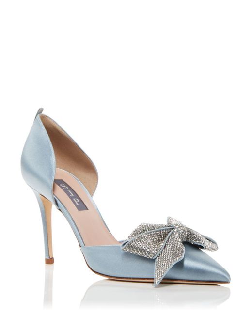 SJP by Sarah Jessica Parker Leather Alice D'orsay Pumps in Blue - Lyst